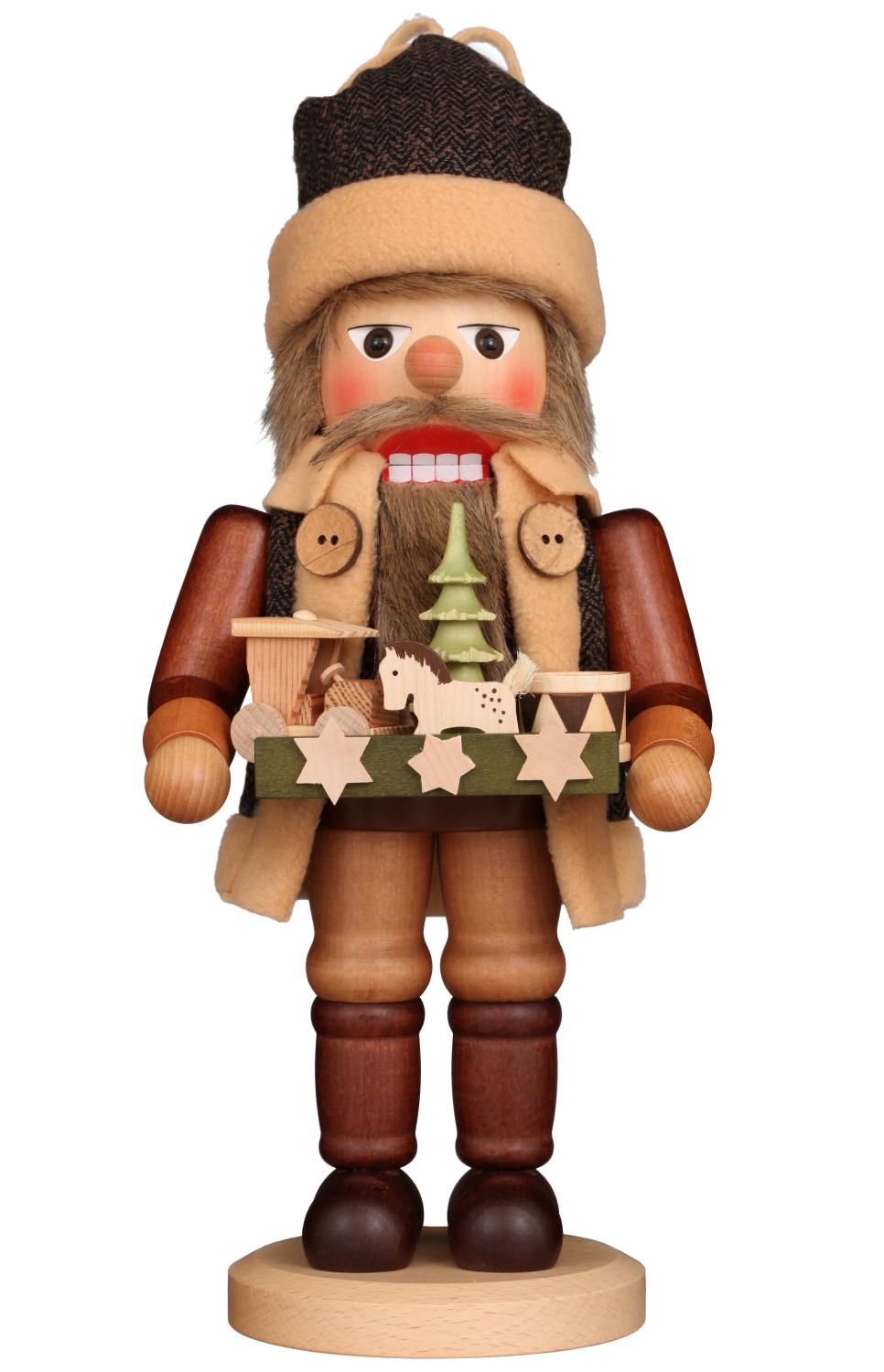 Christian Ulbricht Premium Nutcracker Toy Trader Natural