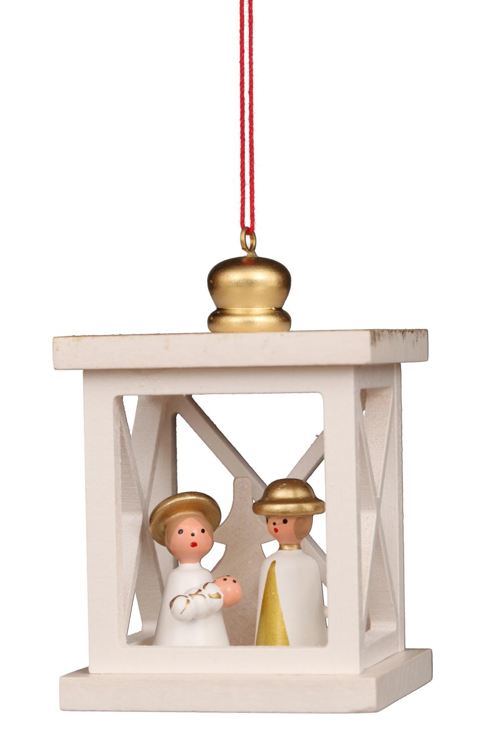 10-0934 - Christian Ulbricht Ornament - Christmas Lantern with Holy Family