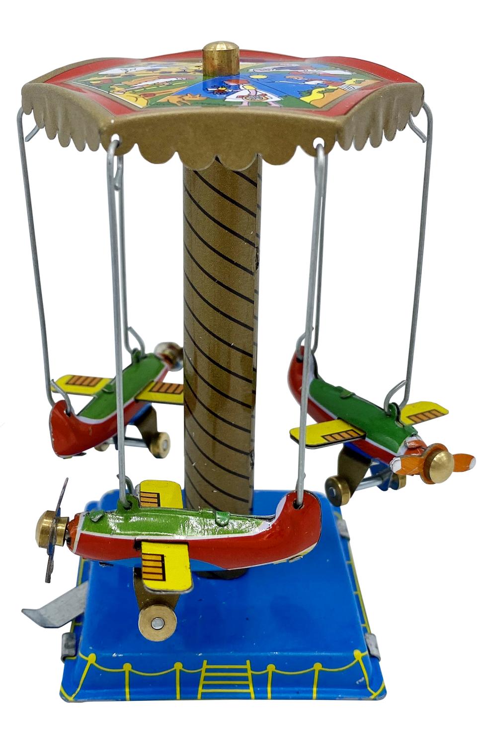 Tin store carousel toy